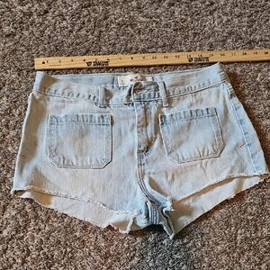 Hollister Light Blue Jean Shorts